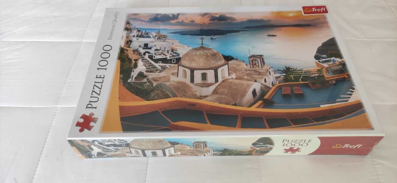 Puzzle Trefl 1000 elementów - Santorini, Grecja - nowe, w folii