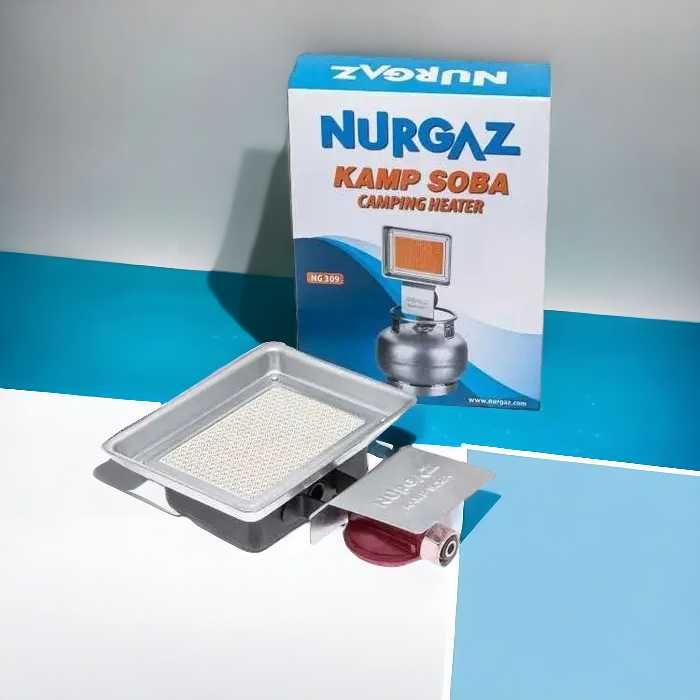 газовый обогрев палатки Инфракрасный газовый обогреватель Nurgaz NG309