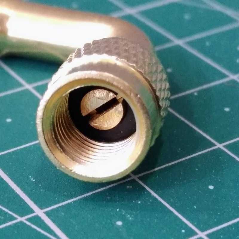 Válvula 90º adaptador extensor extensão pneus ar