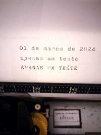 maquina de escrever eléctrica, Oliva etp 1000