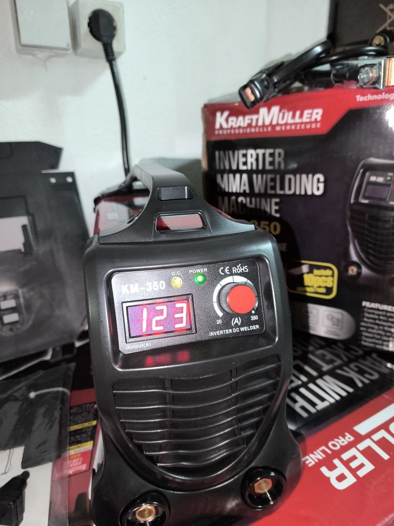Aparelho de soldar inverter 350Amp eléctrodos