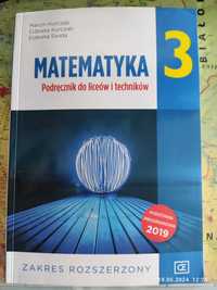 Podręcznik Matematyka klasa 3. Zakres rozszerzony. Liceum i technikum