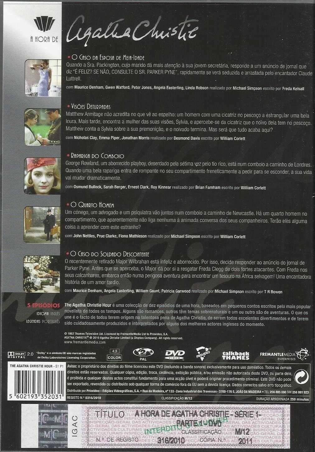 A Hora de Agatha Christie: Série 1, Parte 1 e Parte 2 (4 DVD) (1982)