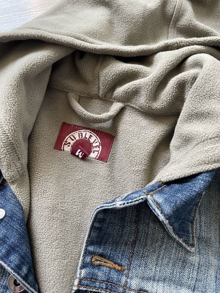 Kurtka damska katana jeans kaptur Sublevel M 38