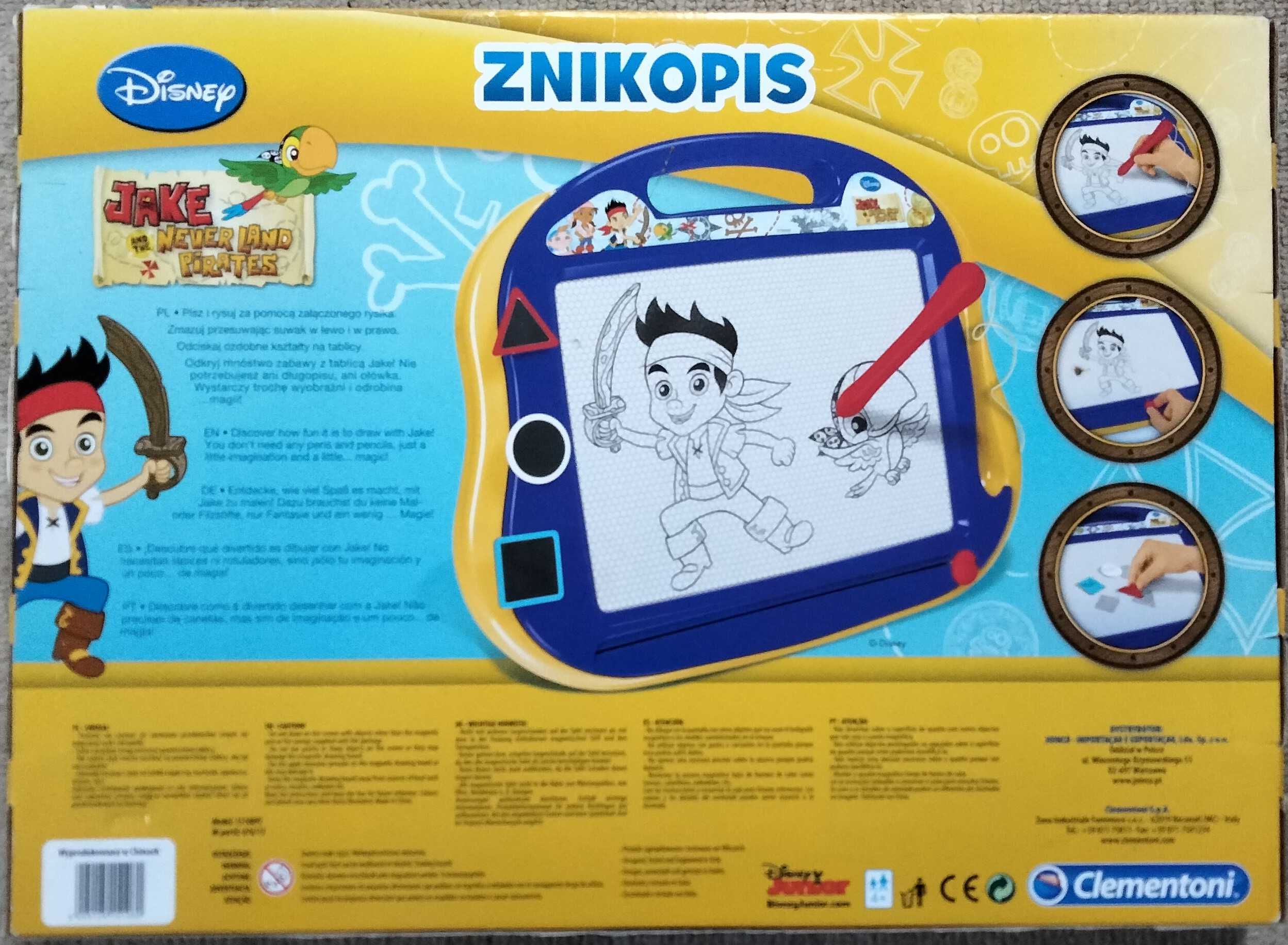 Tablica Znikopis Disney "Jake and the never land pirates" Clementoni