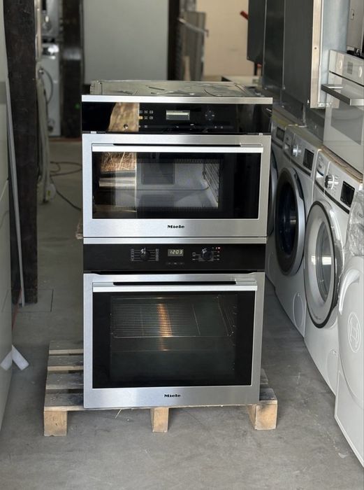 Комплект Miele — пароварка + мікрохвильовк DGM 6301 + духовка H 2661 B