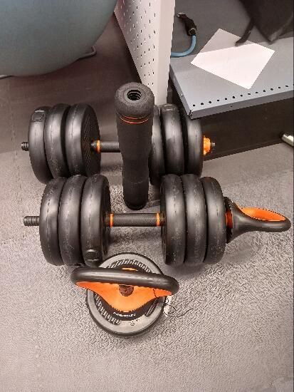 Conjunto de musculação