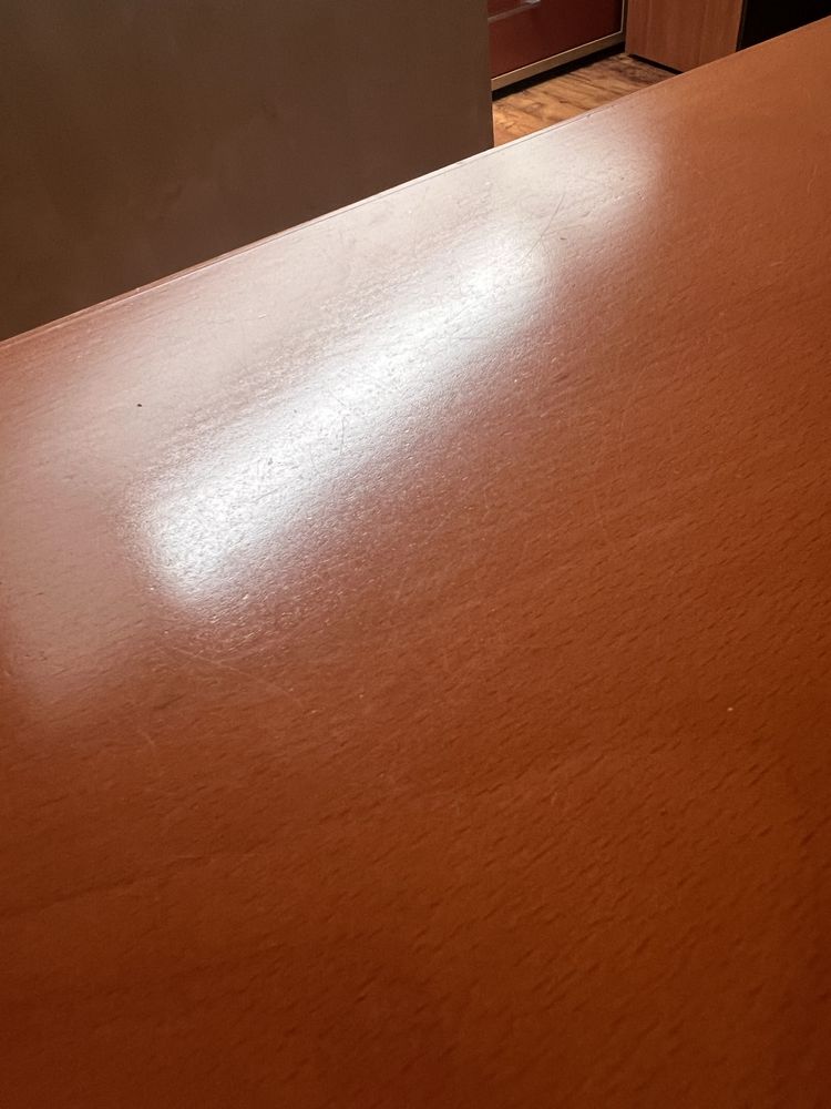 Stół drewniany rozkladany + 8 krzeseł