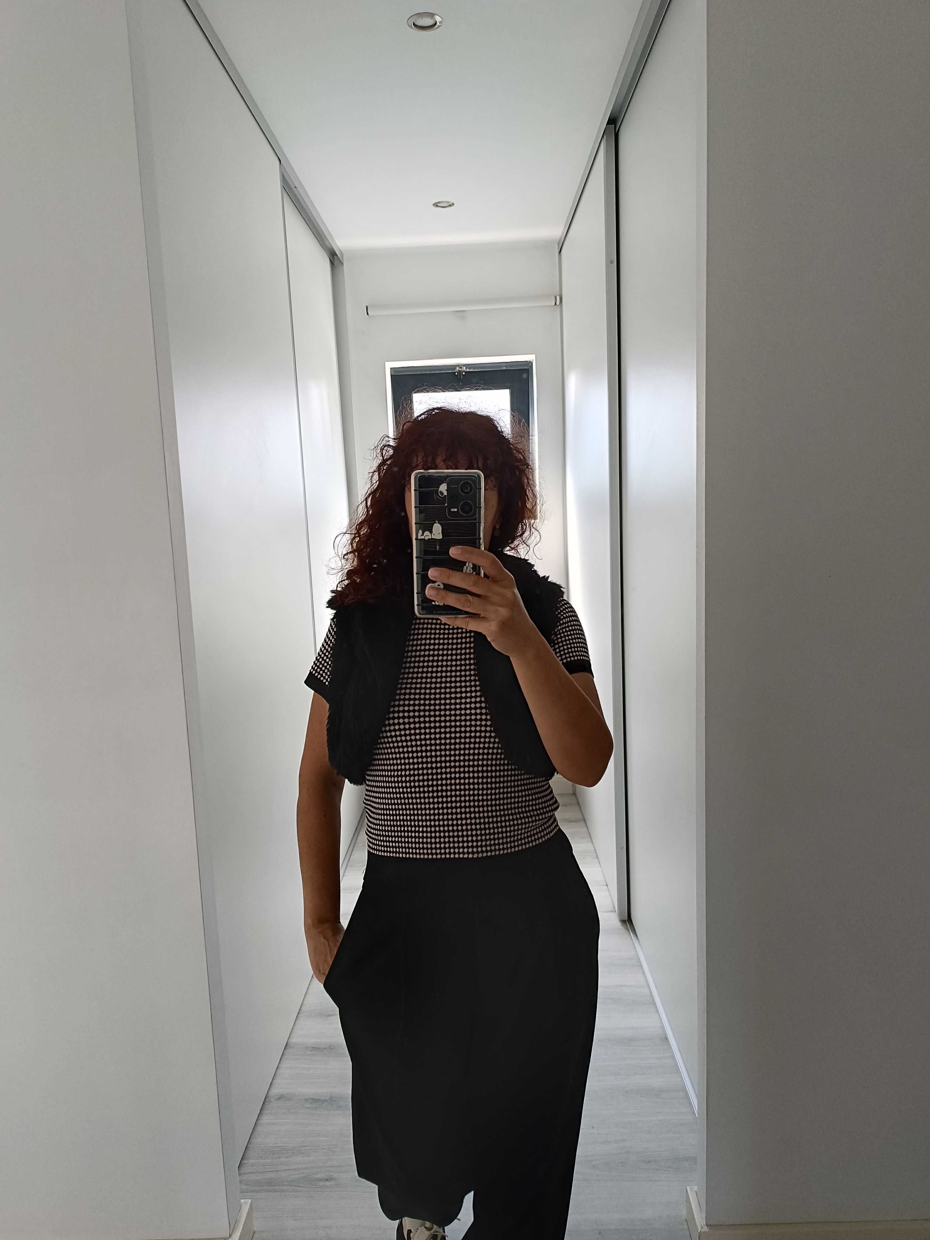 Bolero em pêlo sintético Stradivarius