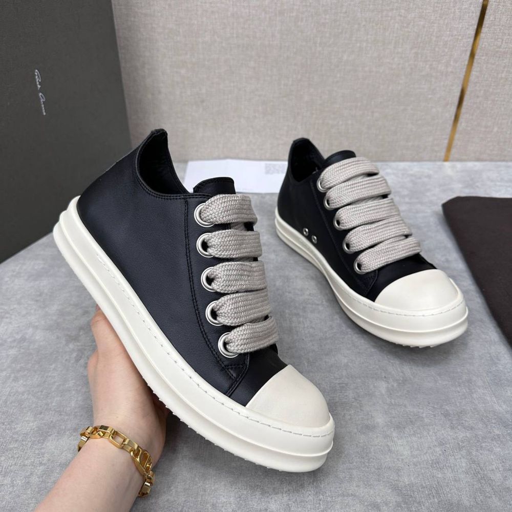 Rick Owens Jumbo Lace Low/DRKSHDW/Шкіряні Кеди Rick Owens/40-43