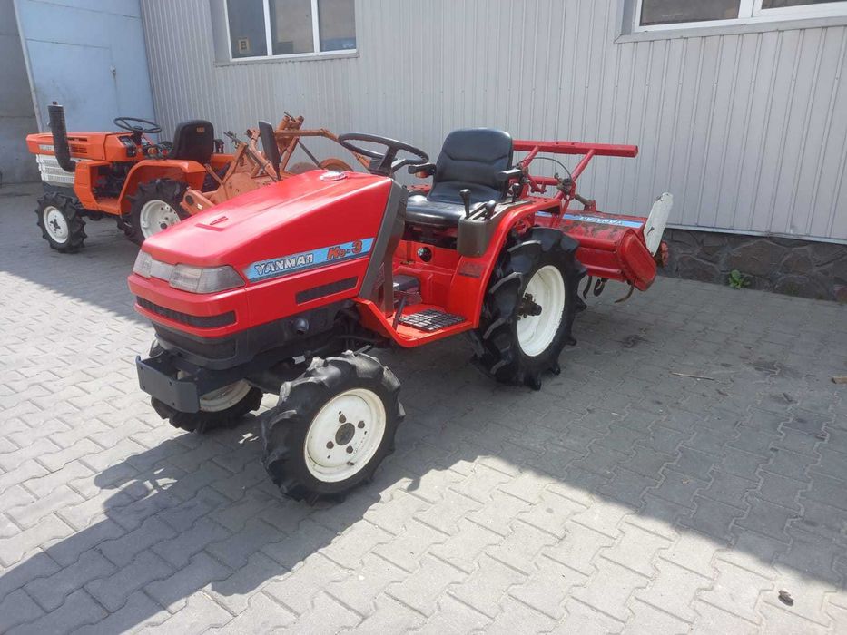 Japoński traktorek Yanmar KE 3 z glebogryzarką 4x4 13 km