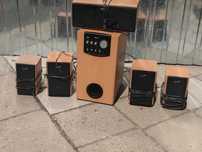 Głośniki Genius HF-5,1 5000 LIGHT WOOD