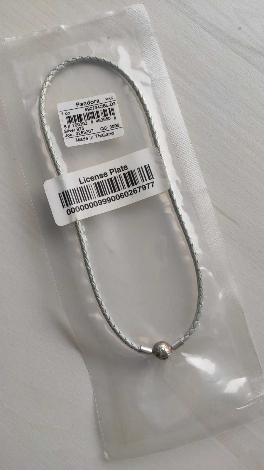 Pandora шкіряний браслет срібло, кожа, пандора, оригінал