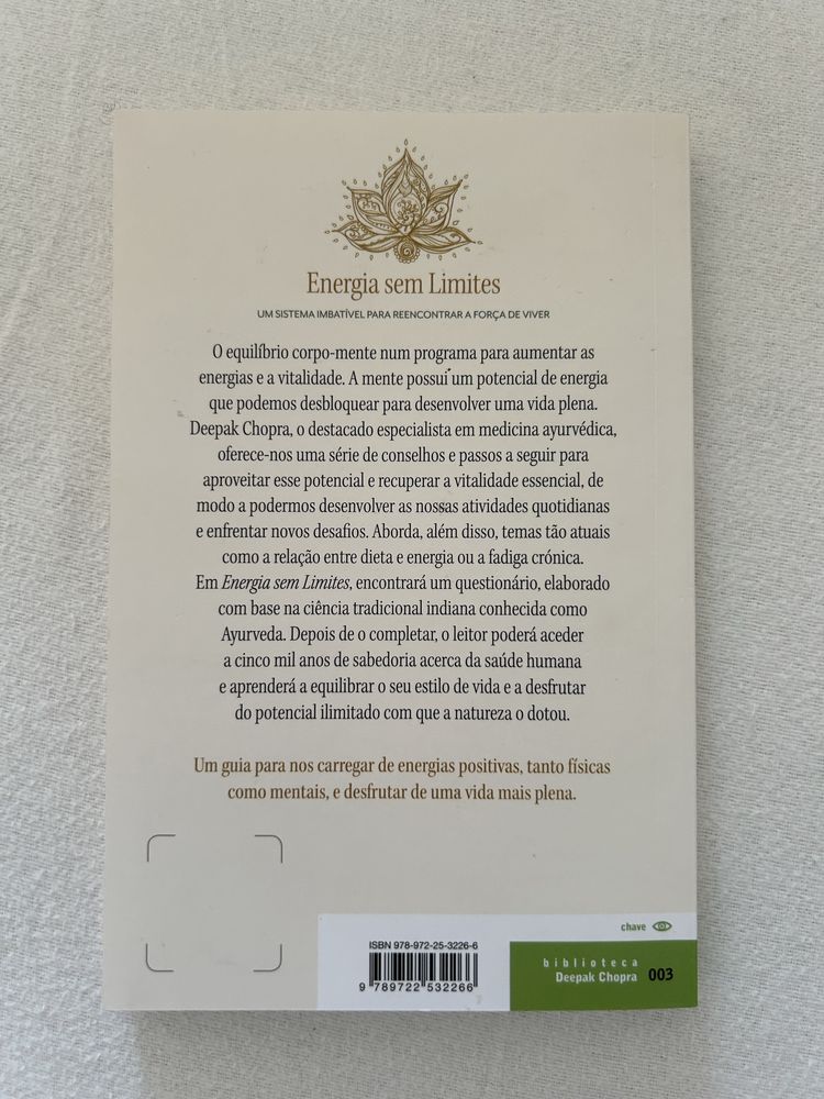 Energia sem limites - Deepak Chopra