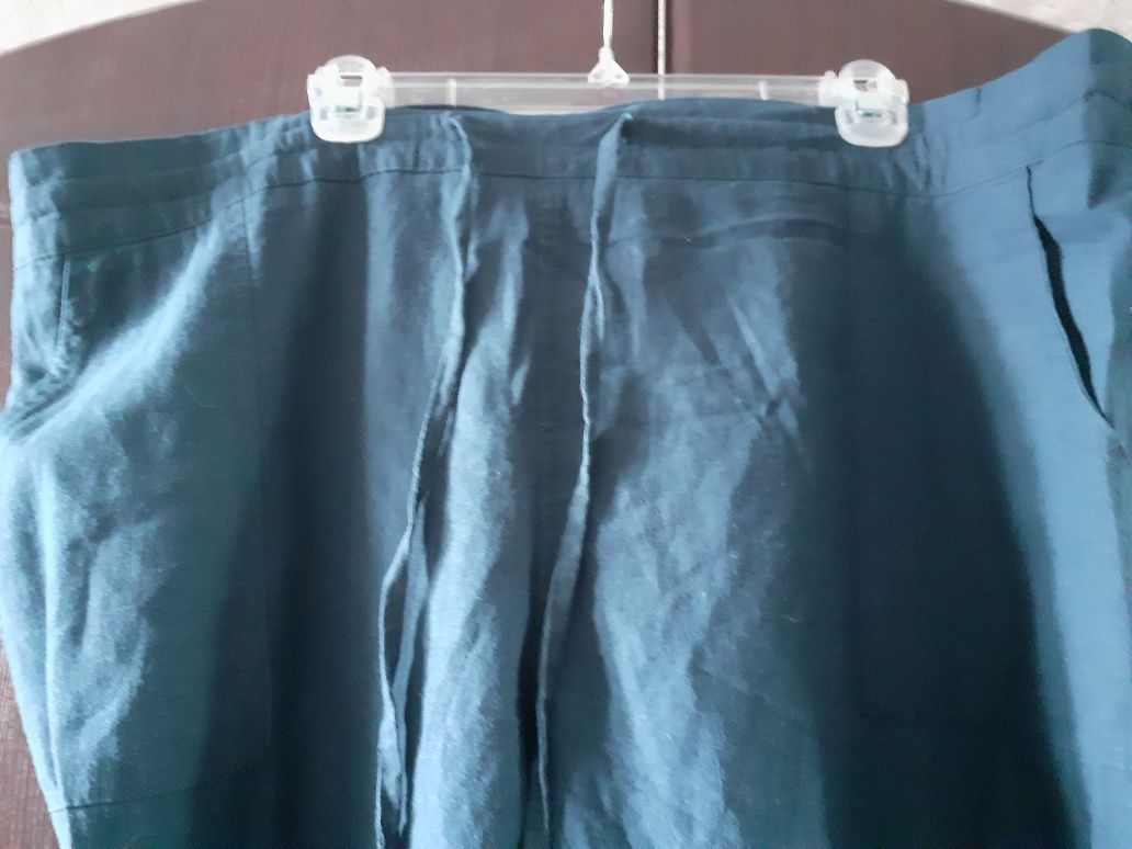 Отличные,легкие, льняные брюки! Размер 66-70!6XL!