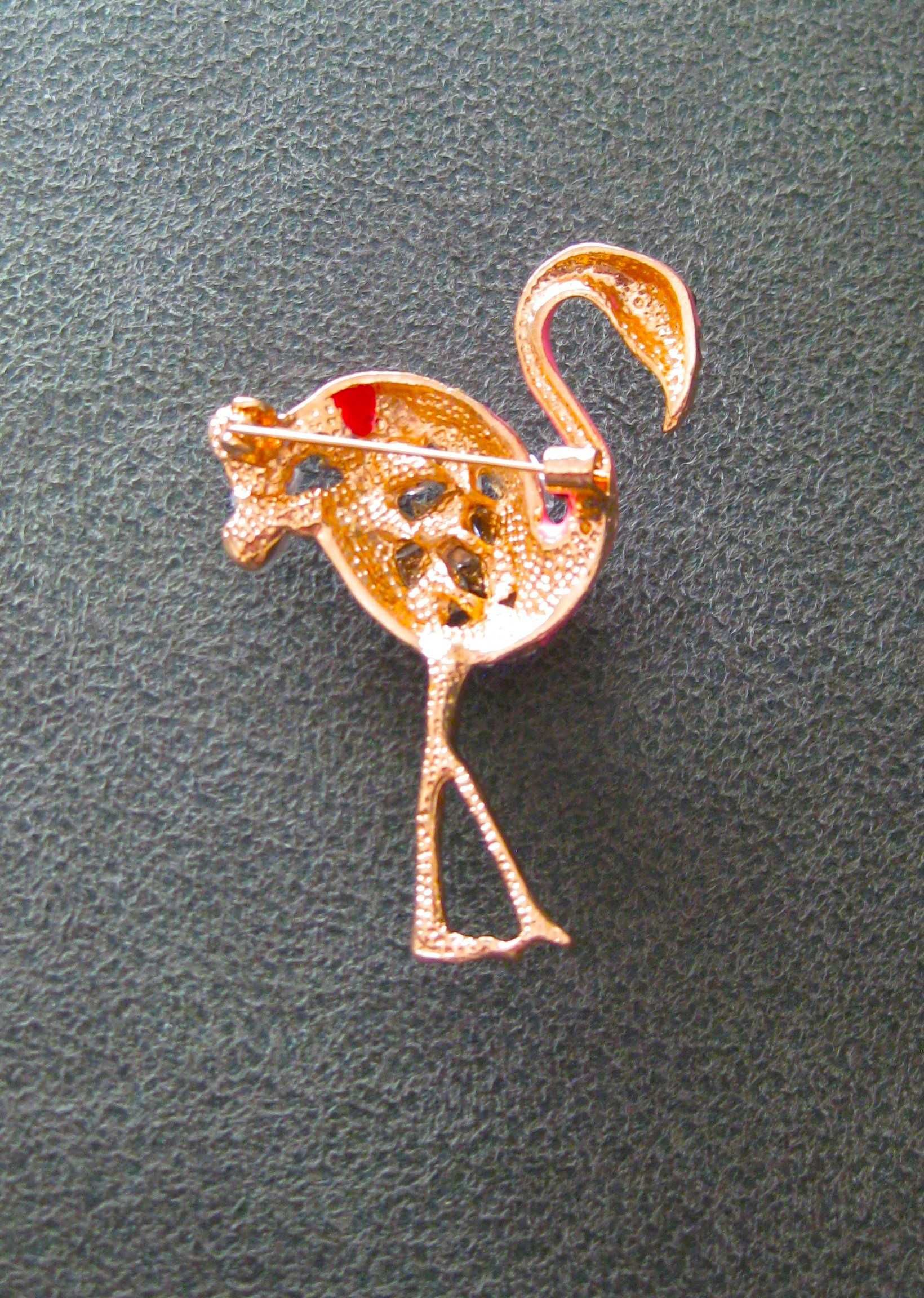 Alfinete / Broche / Pregadeira Flamingo NOVO