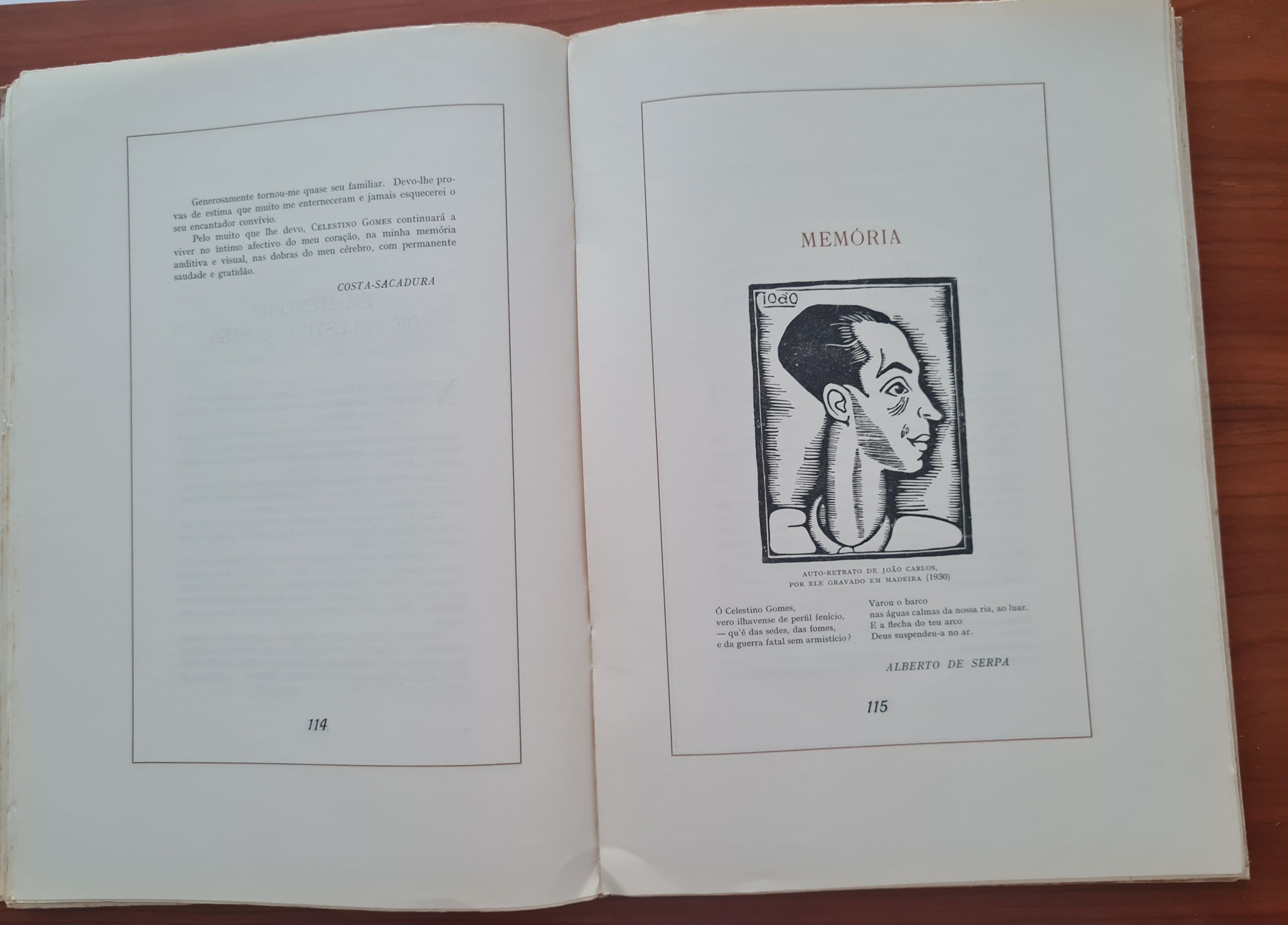 1962 Homenagem ao médico Ilhavenses João Carlos Celestino Gomes