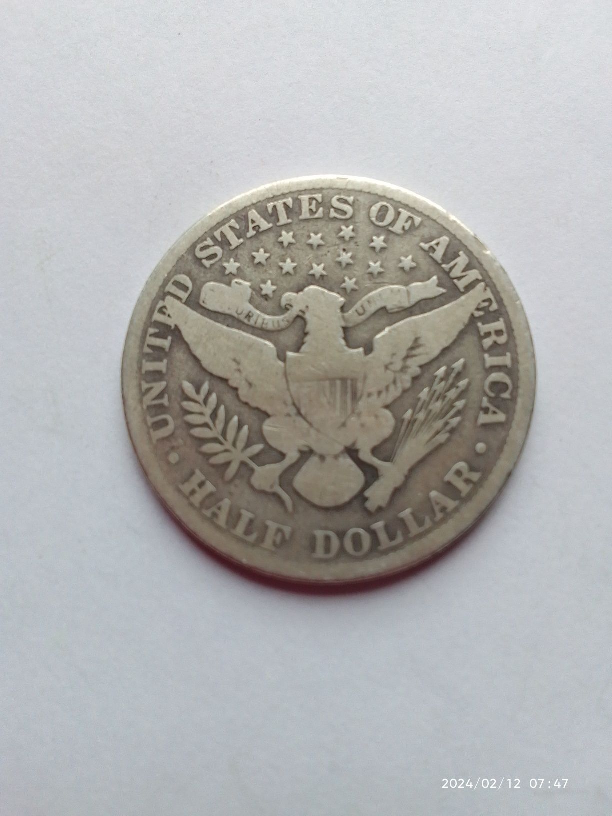 50 центов США 1908г. серебро