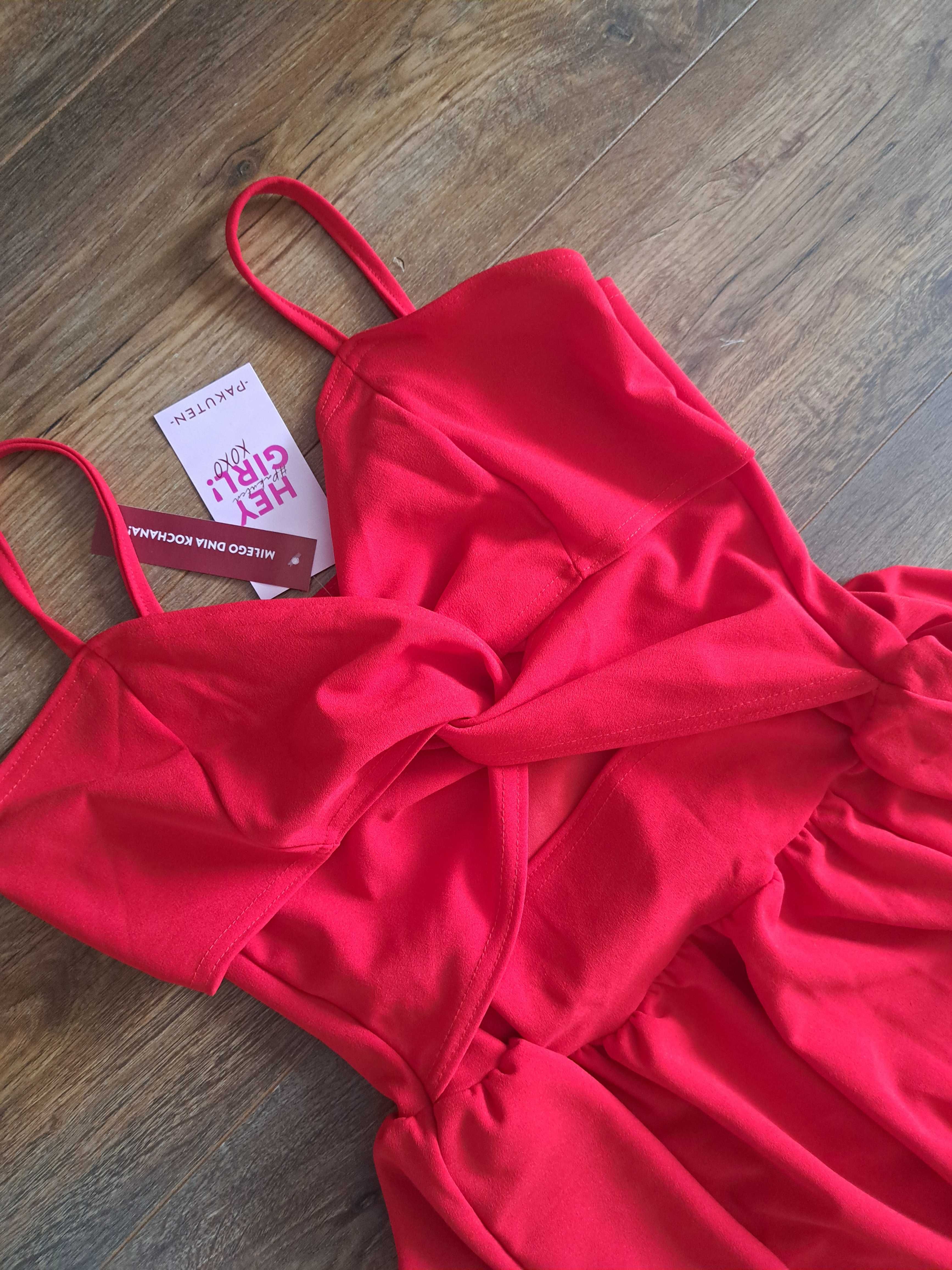Nowa czerwona sukienka L/XL