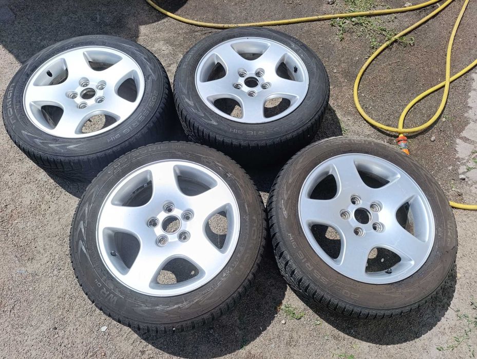 Диски литі r16 5*112 Vw Golf Jetta Caddy Touran Skoda Octavia A5 +шини