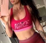 Nike Pro S 36 top stanik fuksja