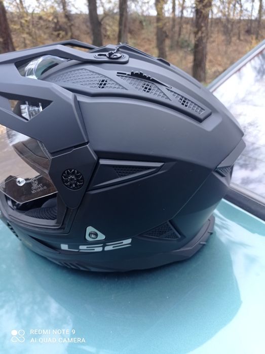 Эндуро шлем LS-2 Pioner 2 черный мат