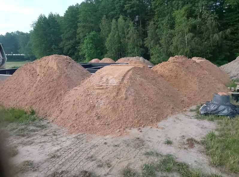 Piasek siany do murowania piach podsypkowy i wylewek od 3 do 25 ton