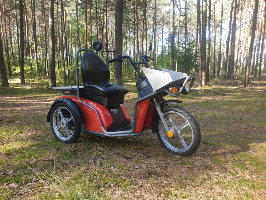 Trójkołowiec   Pojazd skuter elektryczny Kyburz DXP 50km/h  hak 200kg