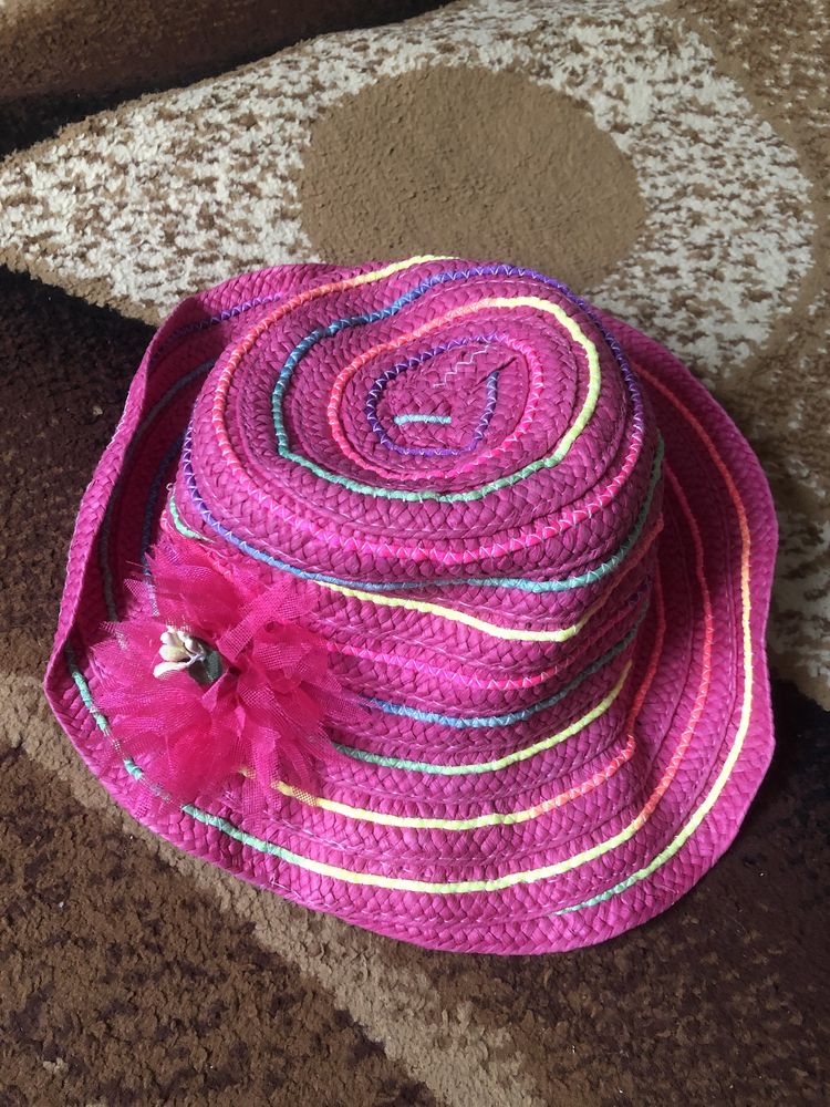 Набір сумочка і капелюх солом‘яні для дівчинки