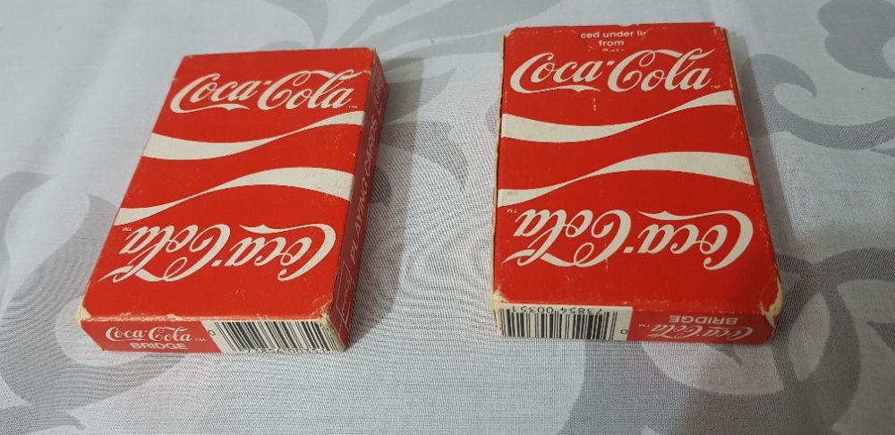 5 Baralhos cartas Berliet Napoleão Coca-cola 2 miniaturas