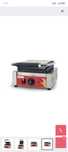 Профессиональный Прижимной Гриль GoodFood ECG10 Panini RED