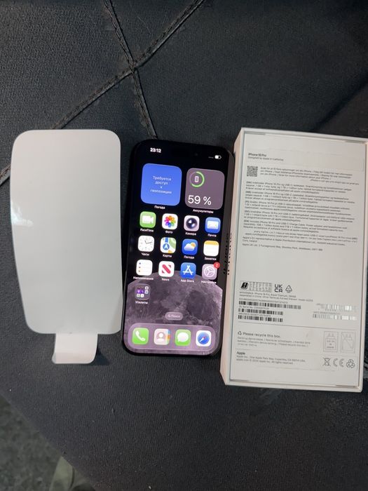 Apple iphone 16 Pro 256Gb New Black Titanium Фізична сім