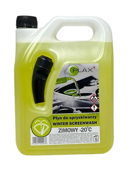 Омивач скла зимовий   5л  -20°С PLAX (з лійкою) Польща
