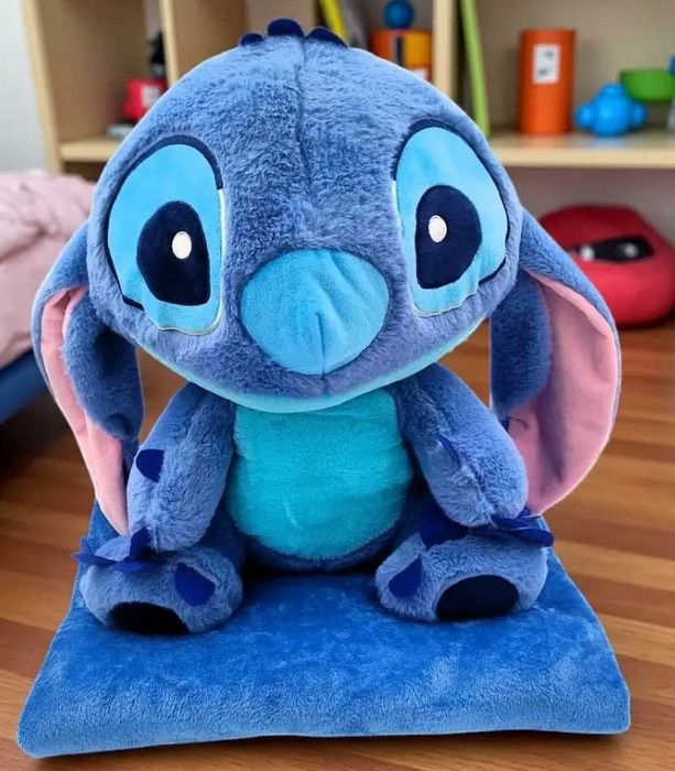 НОВИНКА!Дитяча Плед подушка іграшка 3 в 1 «Стіч» Игрушка с пледом СТИЧ