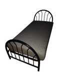 Cama de ferro com colchão