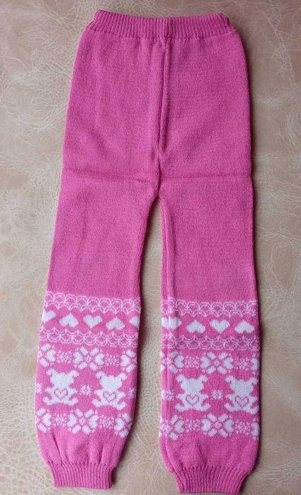 Теплые трикотажные штаны Олени 3 цвета 32 размер