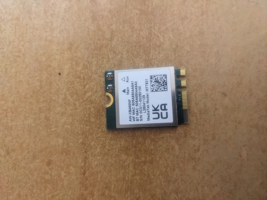 MediaTek MT7921, WiFi + Bluetooth модуль