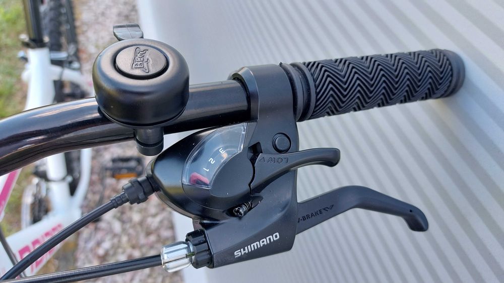 Rower MTB dla osoby 165 cm, INDIANA X-PULSER 1.6  26" biały