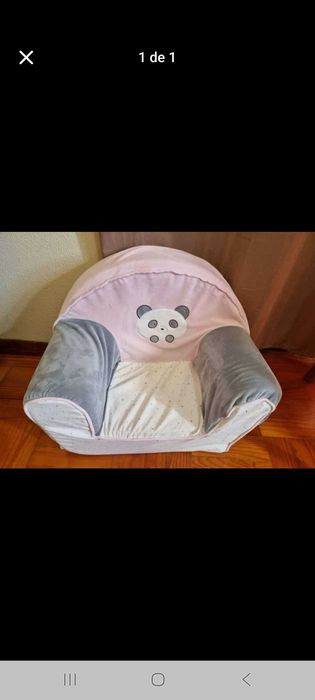 Sofá infantil muito confortável