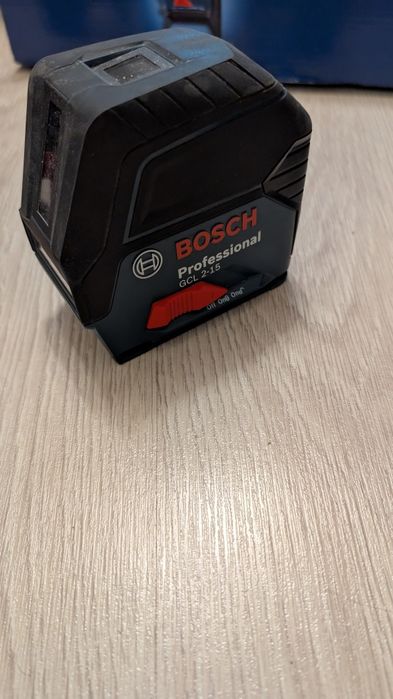 Laser liniowy Bosch GCL 2-15 czerwony/komplet/stan idealny/Kraków