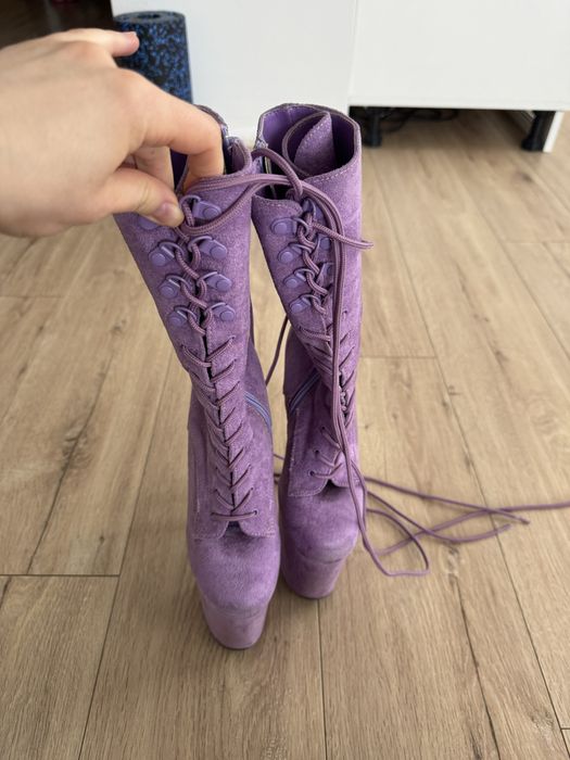 Стріпи Pleaser трійки замшеві 35р.