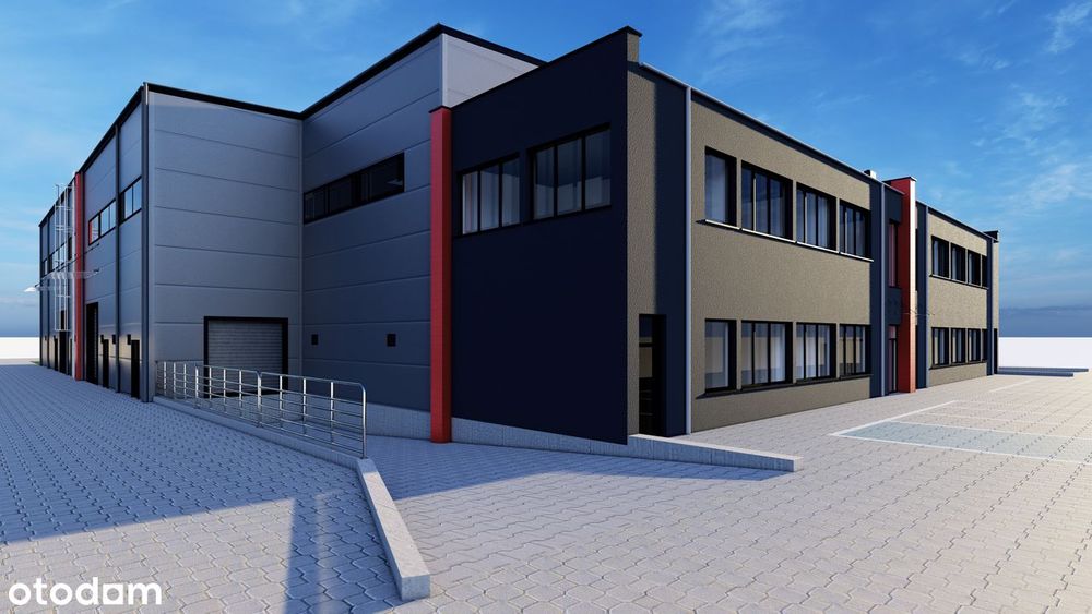 Nowa hala magazynowa 500m2 z biurami 90m2