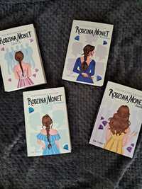 4 tomy książki "Rodzina Monet"