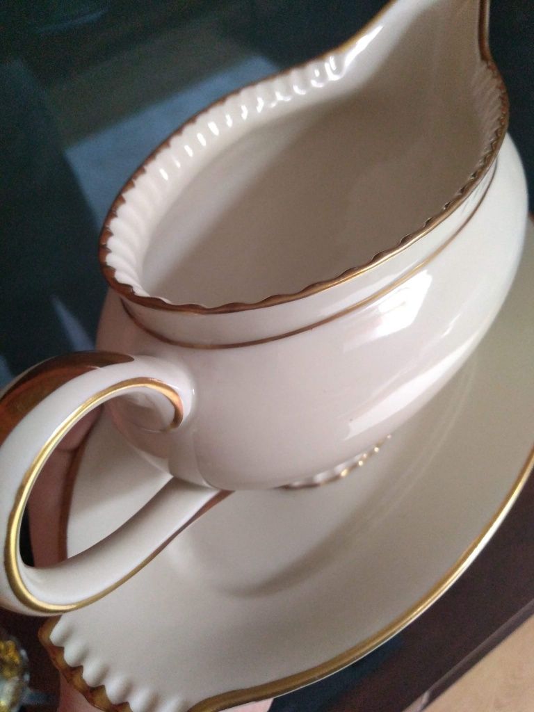 Porcelana Sorau gold Żary sosjerka piękna