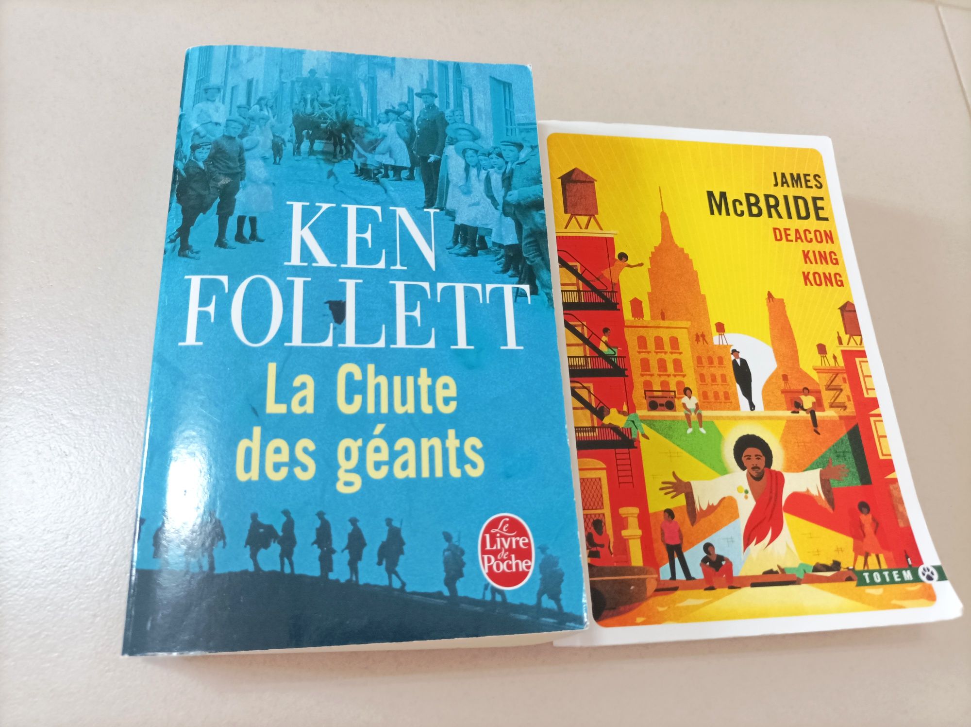 Lote de Livros em Francês - Ken Follett / Jo Nesbo