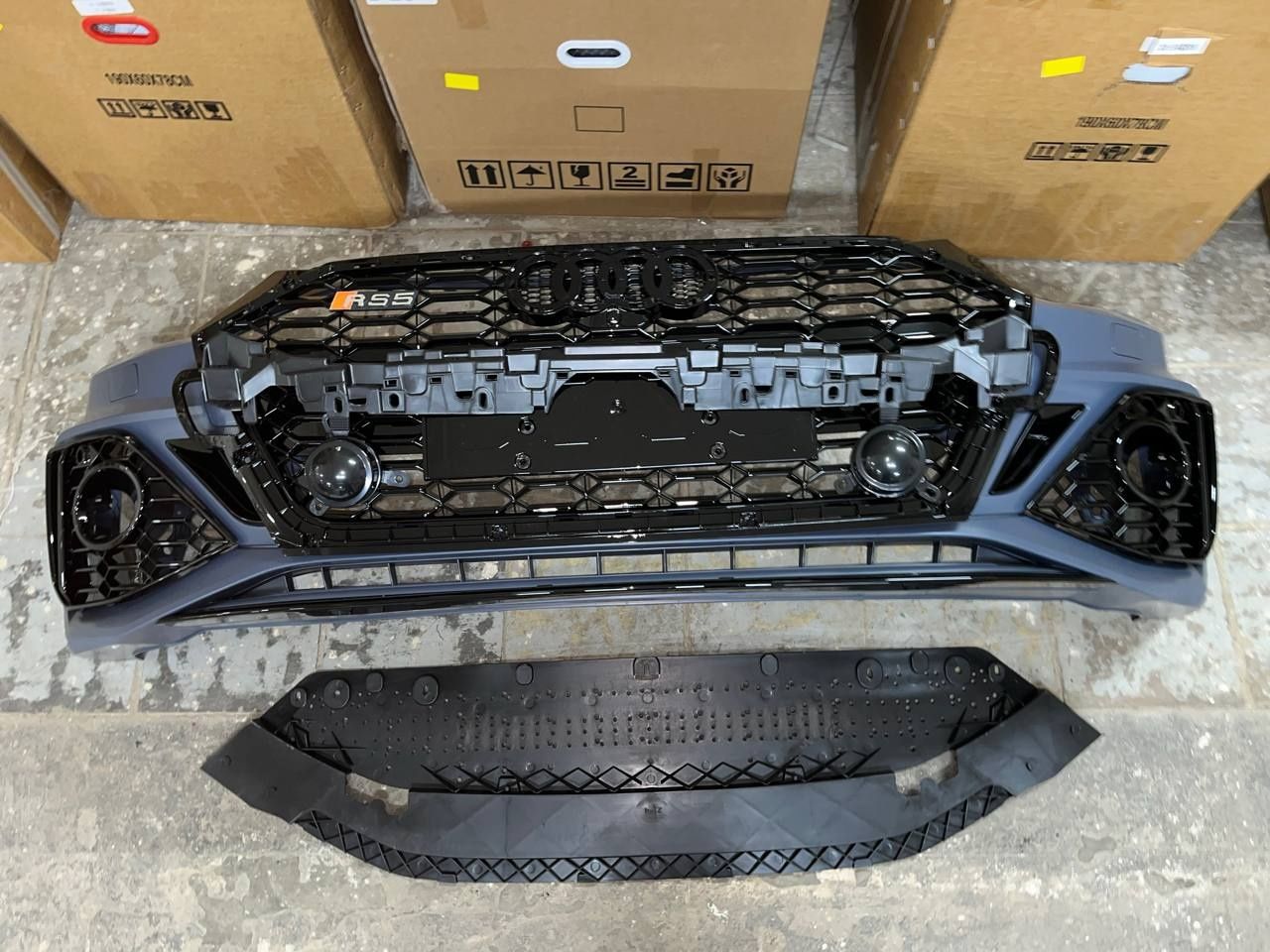 Бампер передний в сборе Audi A5 RS 2020 2021 2022 2023 2024