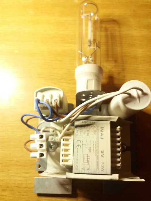 Лампа натриевая 70W OSRAM+дроссель(балласт)в сборе