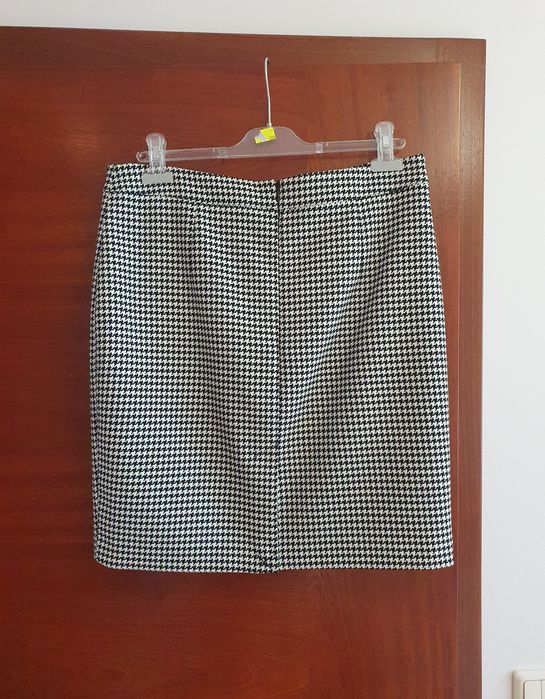 Spódnica ołówkowa pepitka H&M stan idealny rozm. L