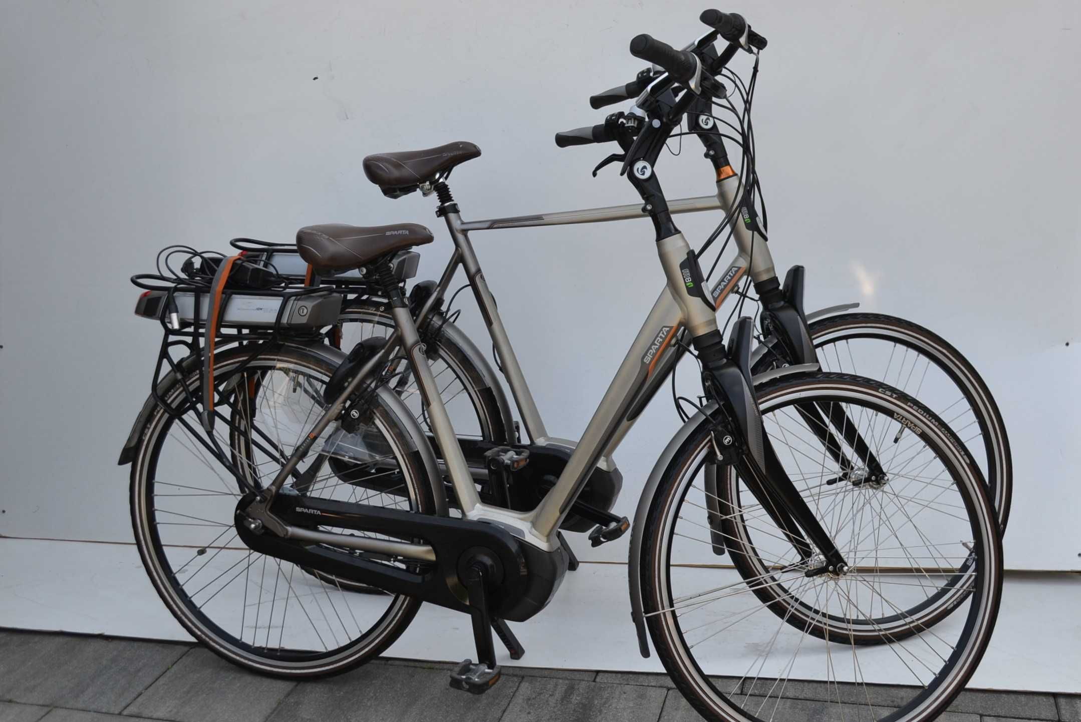 Para rowerów elektrycznych sparta M8i małe przebiegi bat 600Wh polecam