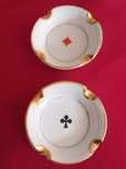 Pecinhas S.P. Coimbra em porcelana naipes de cartas
